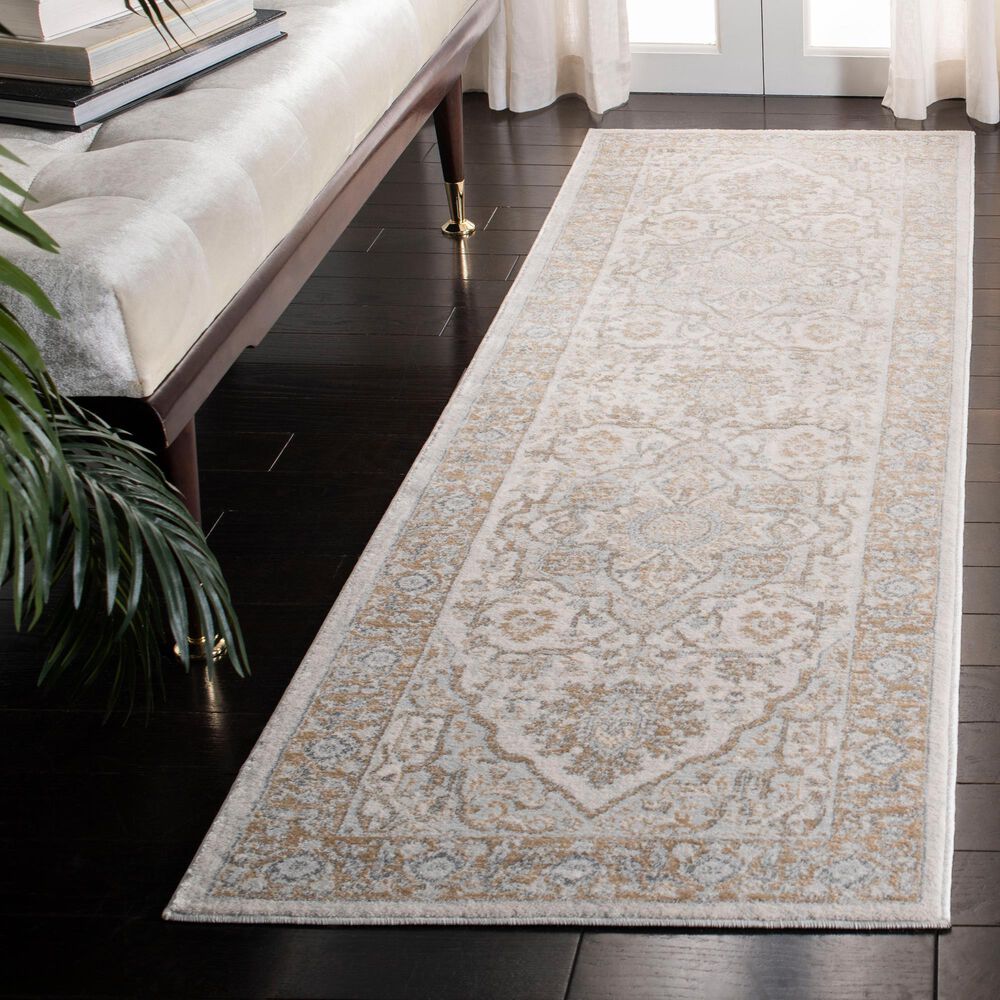 Safavieh Isabella ISA936A 2&#39;2&quot; x 7&#39; Cream and Beige Runner, , large