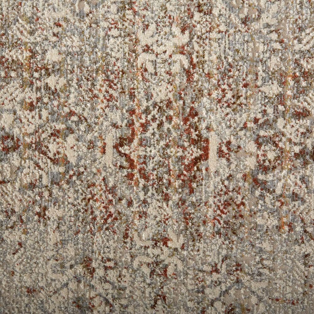 Feizy Kaia 5&#39; x 7&#39;9&quot; Gray and Rust Area Rug, , large