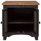 Ashley Valebeck Rectangular End Table in Black and Brown, , large