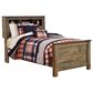 Ashley Trinell 4-Piece Twin Bookcase Bedroom Set in Brown, , large