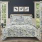 J. Queen New York Evergreen 26" Square Euro Pillow Sham in Blue, , large