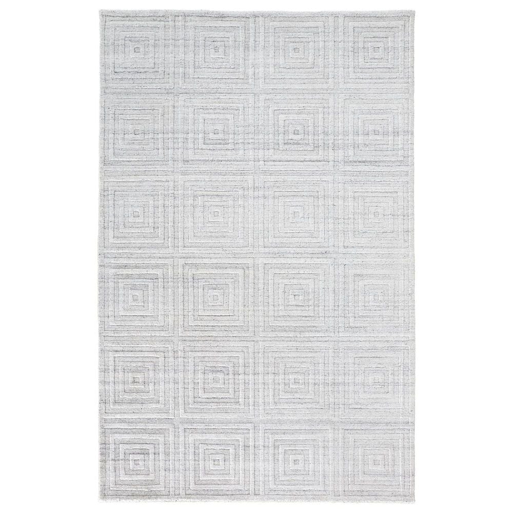 Feizy Redford 8670F 8" x 10" White and Silver Area Rug, , large
