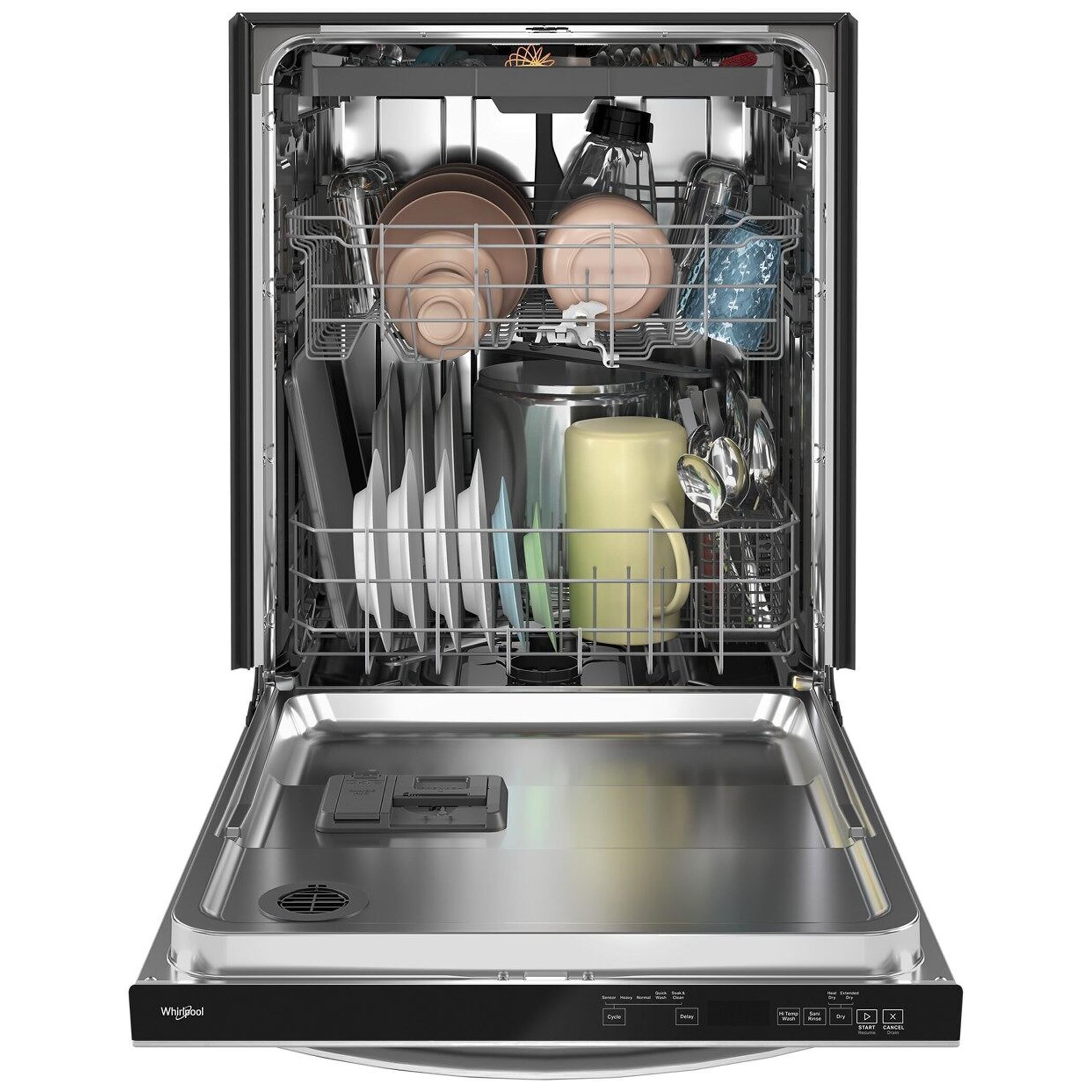 Whirlpool stainless shop steel dishwasher
