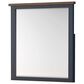 Ashley Landocken Dresser Mirror in Dark Slate Blue and Light Brown, , large