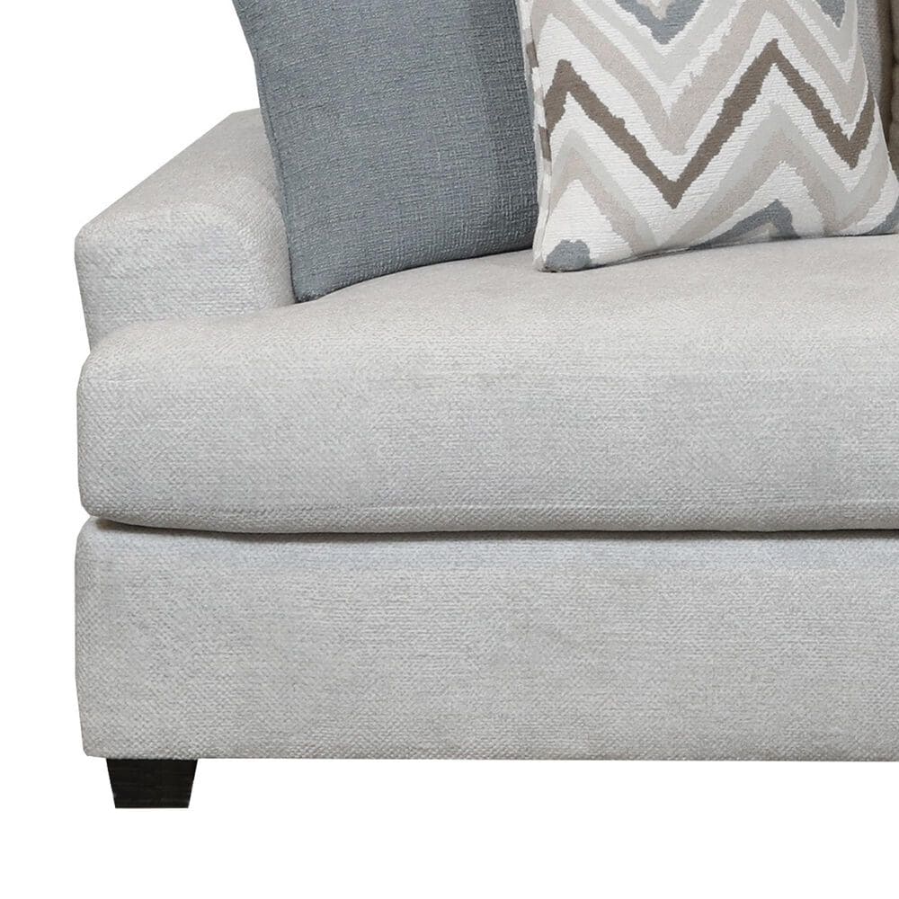 Fusion Furniture Stationary Sofa in Queenstown Pebble, , large