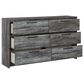 Ashley Baystorm 6 Drawer Dresser in Smoke Gray, , large
