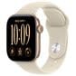 Apple Watch Series 12 (GPS) 42mm Light Gold Aluminum Case with Sand Sport Band - M/L and 2-Year AppleCare+, , large