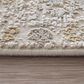 Feizy Cadiz Beige and Gray 12" x 18" Area Rug, , large