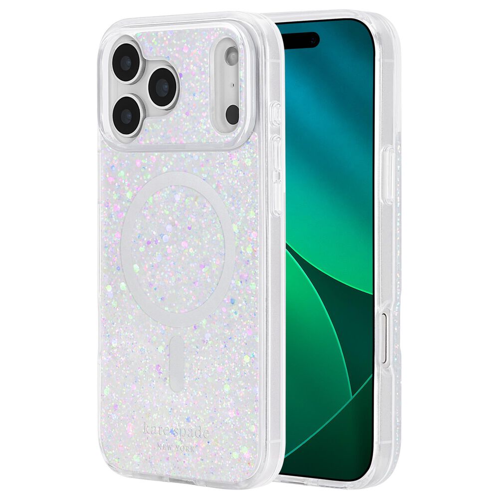 Kate Spade Protective MagSafe Case for iPhone 17 Pro Max in Chunky Glitter, , large