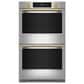 KitchenAid Handle and Knob Accessory Kit for 30" Double Wall Oven and Microwave Combo Oven in Brass, , large