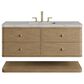 James Martin Allamari 48" Single Bathroom Vanity in Dune Mist with 3 cm Victorian Silver Silestone Top and Rectangular Sink, , large