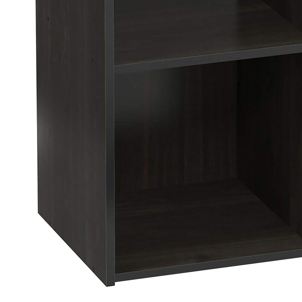 HOMLUX 3-Cube Open Shelf Bookshelf in Espresso, , large
