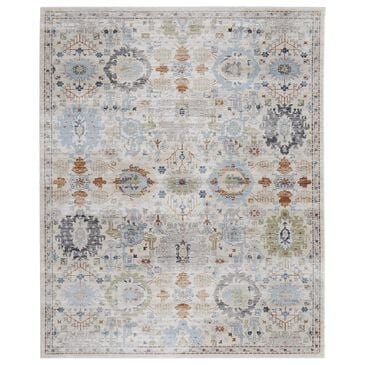 Feizy Melrose 5" x 7"6" Beige and Multicolor Area Rug, , large