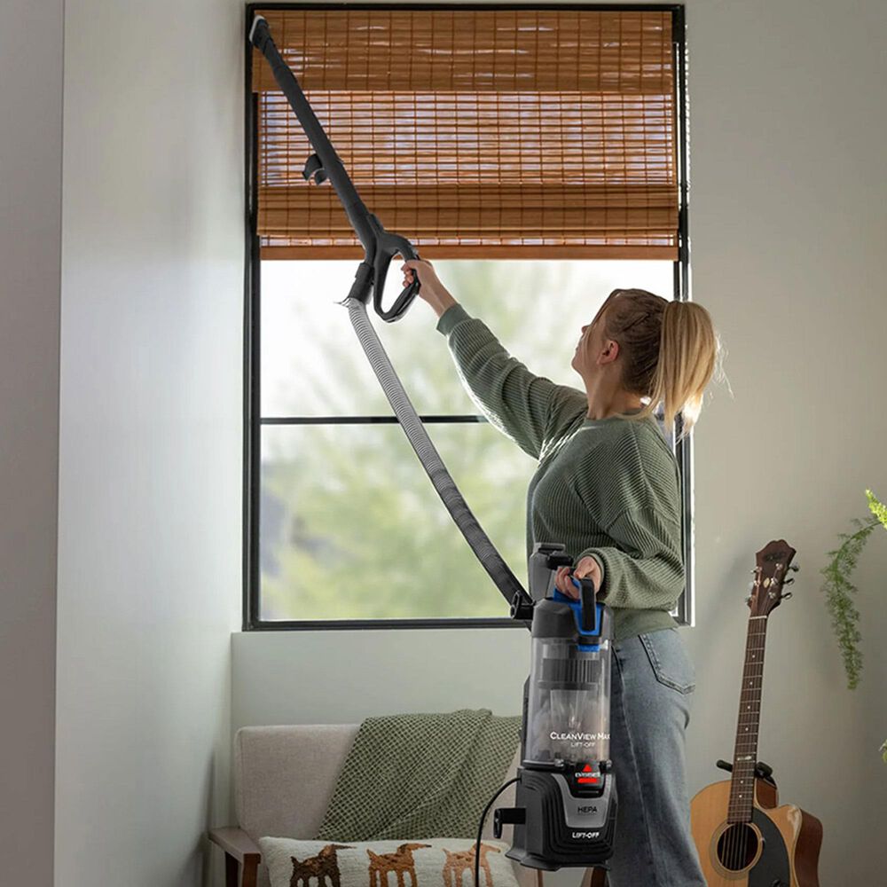 Bissell CleanView Max Lift-Off Upright Vacuum in Cobalt Blue and Black, , large