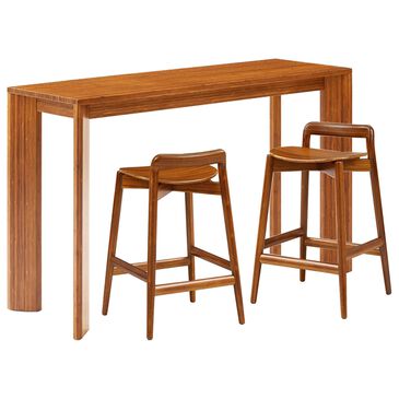 GREENINGTON Brix and Linna 3-Piece Counter Height Dining Set in Amber, , large