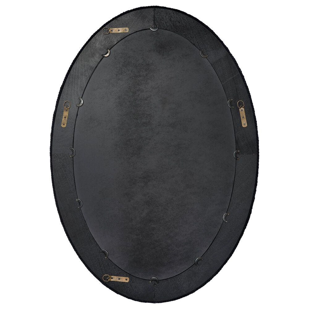 Splendor Living Glenmere Oval Wall Mirror in Indigo Blue, , large