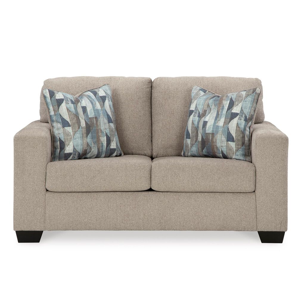 Ashley Deltona Loveseat in Parchment, , large