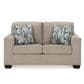 Ashley Deltona Loveseat in Parchment, , large