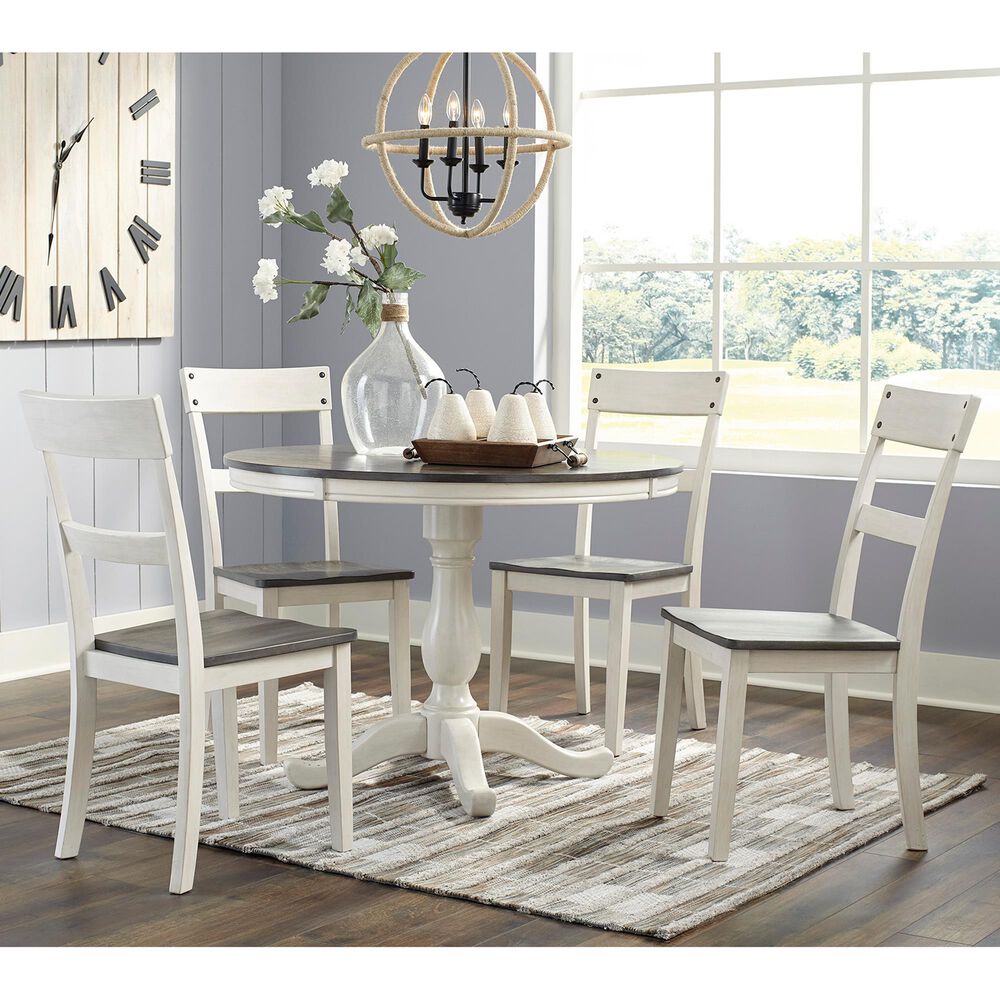 Ashley Nelling 5pc Dining Set in Two-tone, , large