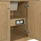 James Martin Vanities Laurent 60" Single Bathroom Vanity in Light Natural Oak with 3 cm Parisien Bleu Quartz Top and Rectangular Sink, , large