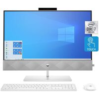 HP Pavilion All-in-One Desktop Computer, 27-inch Full HD Touchscreen, Intel Core i7-10700T Processor, Intel UHD Graphics 630, 16 GB Ram, 1 TB SSD Storage