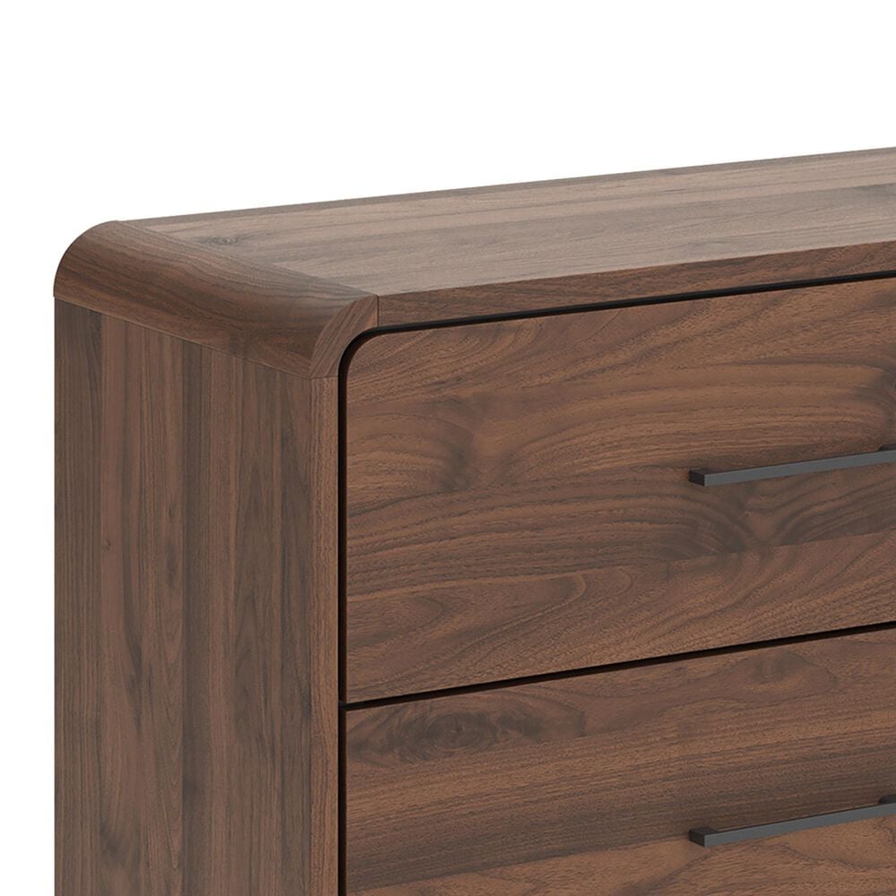Ashley Fortlorn 3-Piece King Bedroom Set in Walnut Brown with LED Light, , large