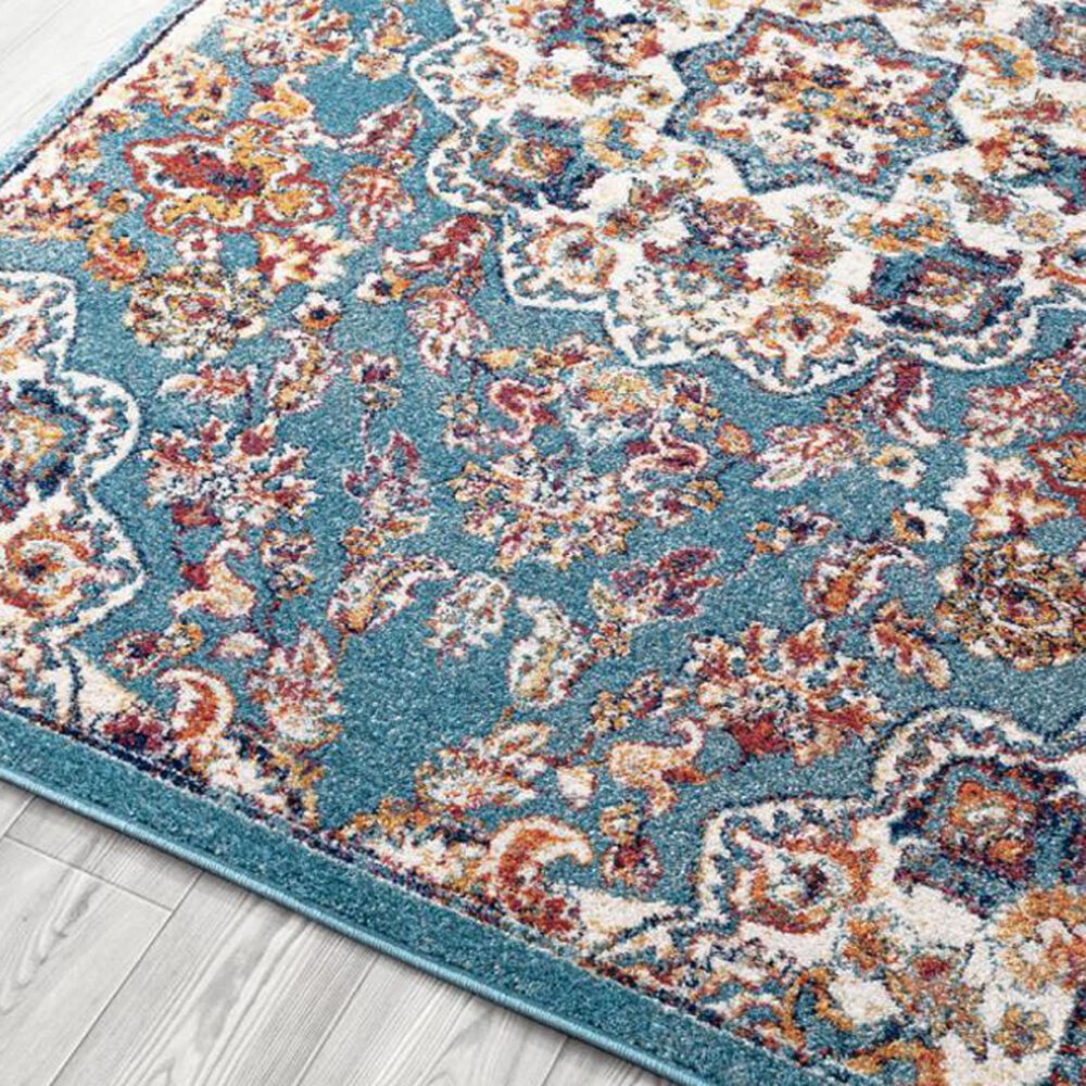 Amer Rugs Alexandria 2&#39; x 3&#39; Sea Blue Area Rug, , large