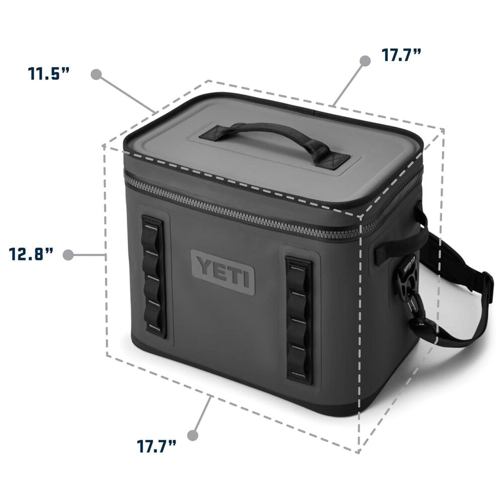 YETI Hopper Flip 18 Soft Cooler in Black Forest Green, , large
