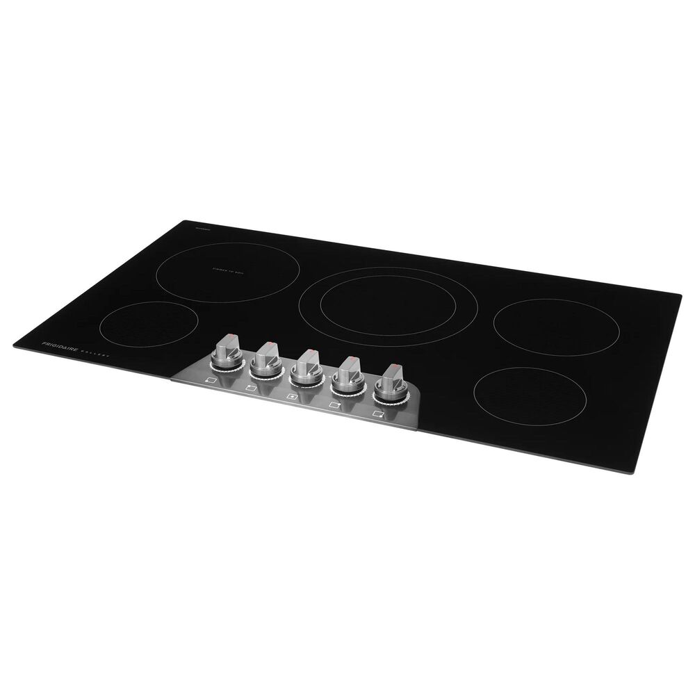 Frigidaire Gallery 36" Electric Cooktop with 5 Element in Black Stainless Steel, , large