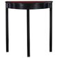 Linon Home Decor Camden Demi Lune Console Table in Black Cherry and Espresso, , large