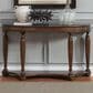 Belle Furnishings Allington 1-Shelf Demilune Sofa Table in Satin Sienna, , large
