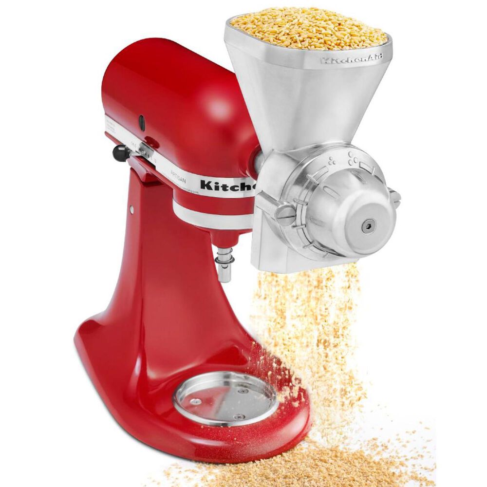 KitchenAid All Metal Grain Mill in Silver, , large