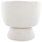 LumiSource Fran Swivel Accent Chair in Cream, , large