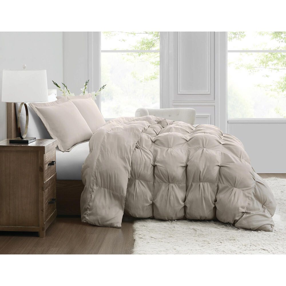 Pem America Puffer 2-Piece Twin/Twin XL Comforter Set in Beige, , large
