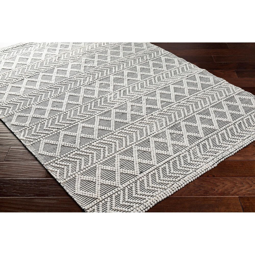 Surya Daffodil Southwestern 2&#39;3&quot; x 3&#39;9&quot; Light Grey and Natural Area Rug, , large