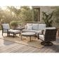Slate and Company Casselberry 6-Piece Patio Conversation Set in Lifeguard Dove, , large