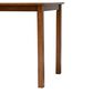Baxton Studio Eveline Dining Table in Walnut Brown - Table Only, , large