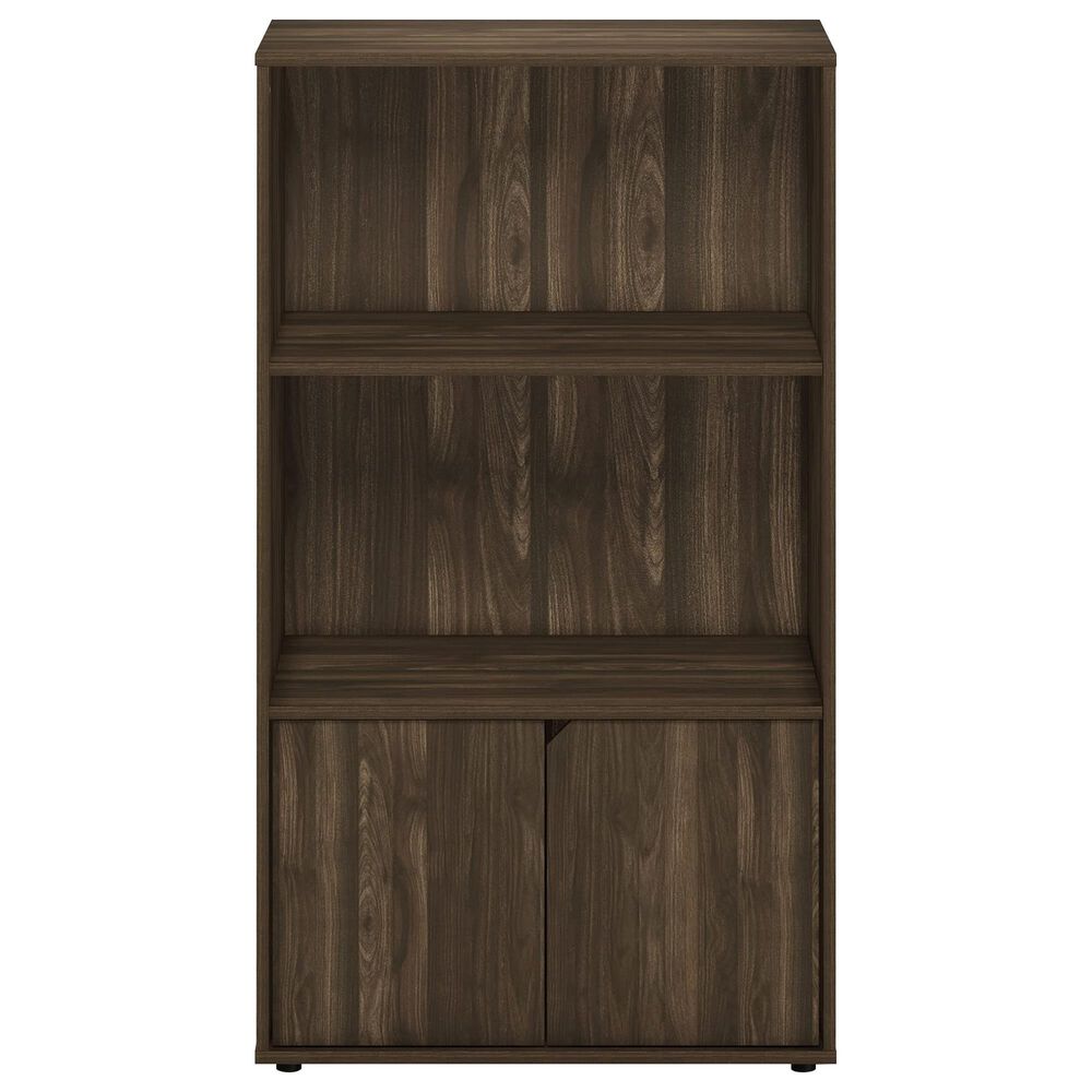 HOMLUX Kitchen Storage Shelf with Cabinet in Columbia Walnut, , large