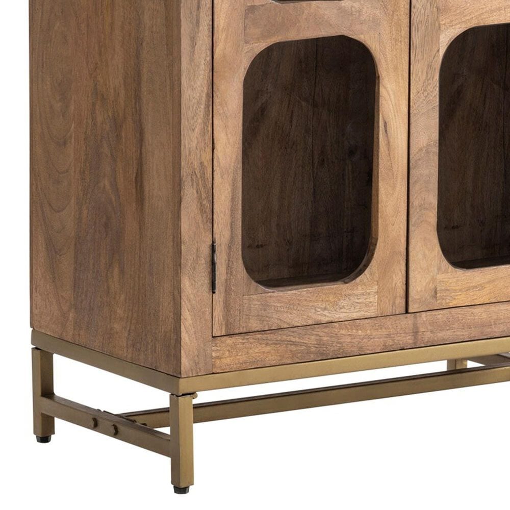 Crestview Collection Bengal Manor Apollo Cabinet in Medium Brown, , large