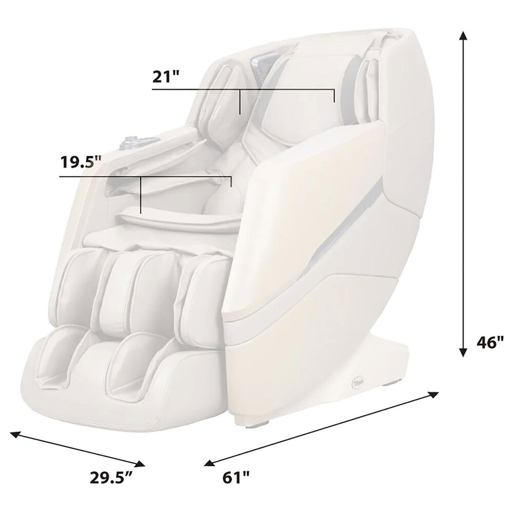 Osaki Titan Luxe 3D Zero Gravity Massage Chair in Taupe, , large