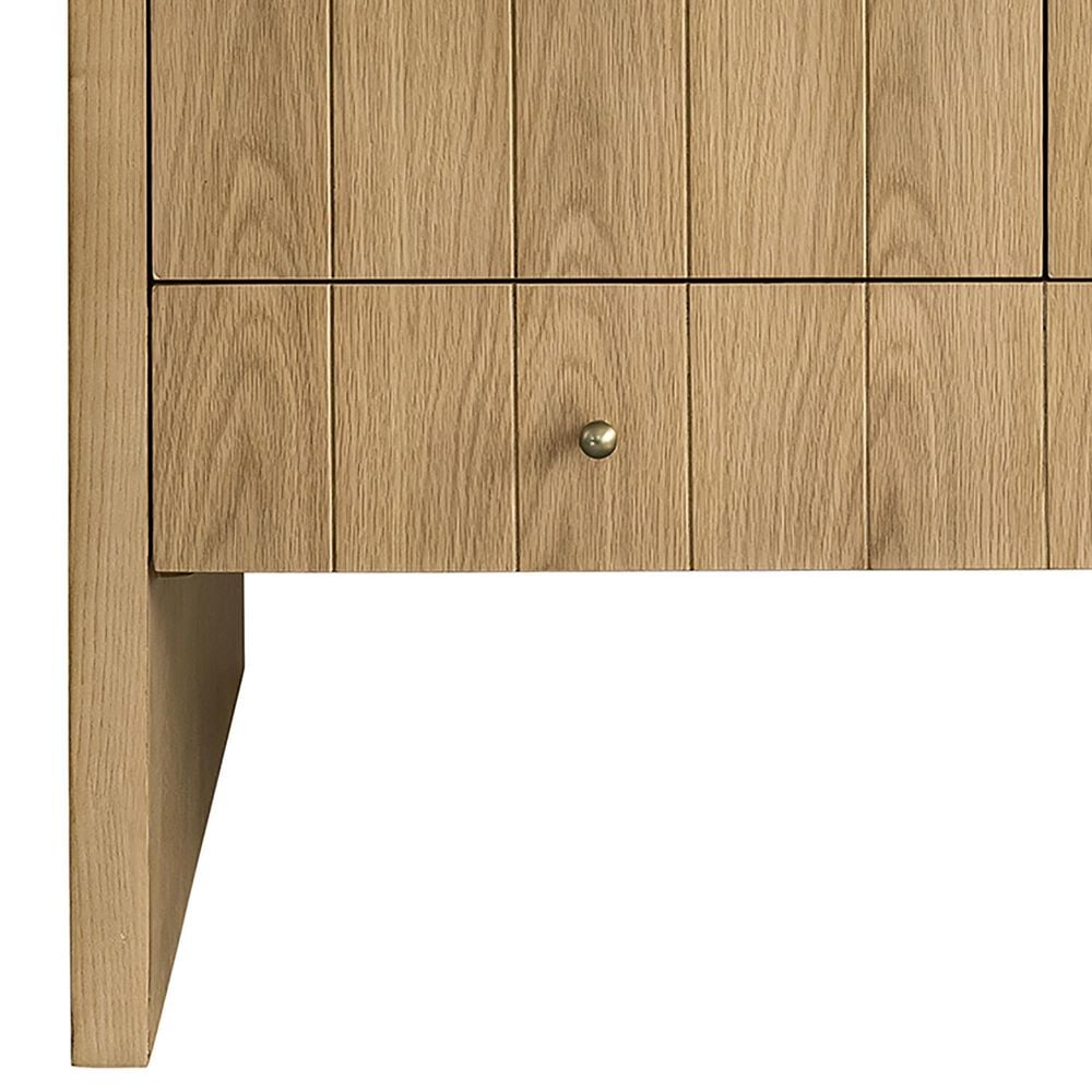 James Martin Vanities Hudson 36&quot; Single Bathroom Vanity in Light Natural Oak with 3 cm Charcoal Soapstone Quartz Top and Rectangular Sink, , large