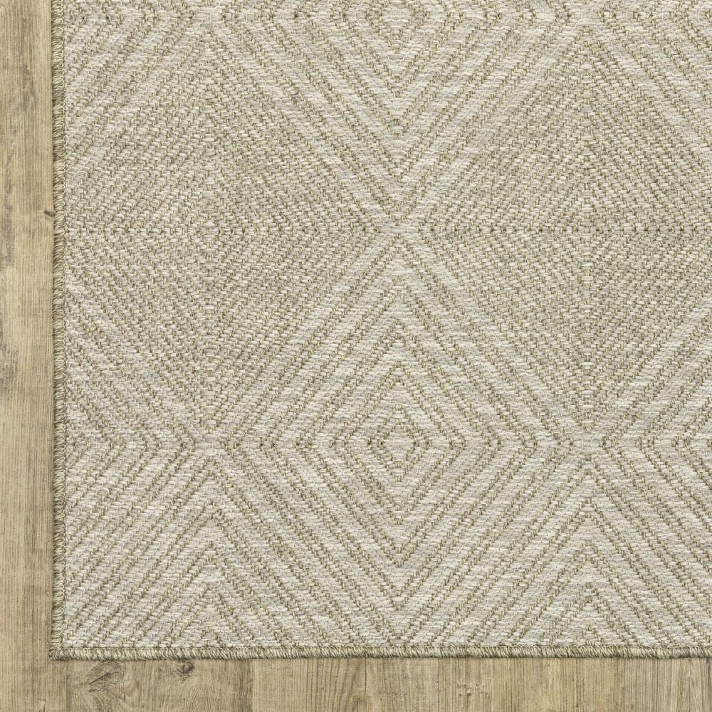 Oriental Weavers Tortuga TR05A 6&#39;7&quot; x 9&#39;2&quot; Beige Area Rug, , large
