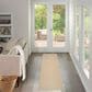 Nourison Courtyard Natural 2" x 6" Indoor/Outdoor Runner, , large