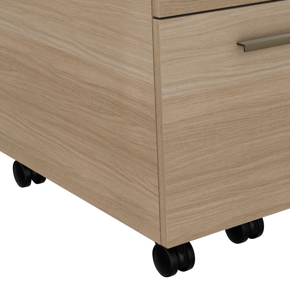 BDI Sequel Studio Mobile File Pedestal in Neo Oak and Bronze, , large