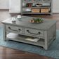 Martin Svensson Home Beach House 2-Drawer Coffee Table in Dove Grey, , large