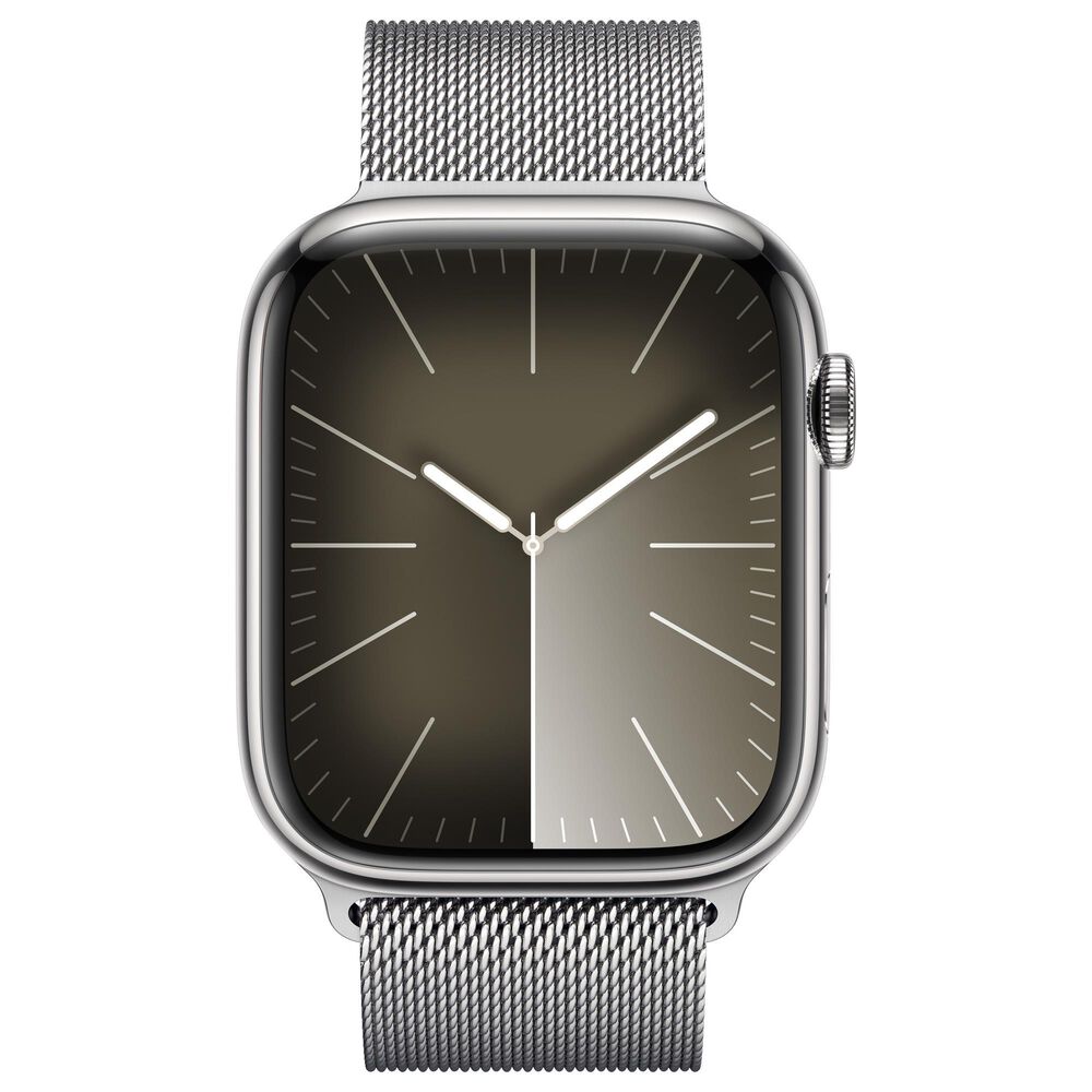Apple Watch Series 9 GPS + Cellular 45mm Silver Aluminum Case with  