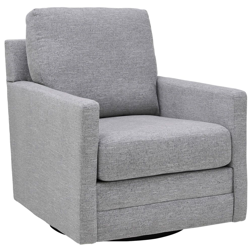 Ashley Freybourne Swivel Accent Chair in Pewter, , large