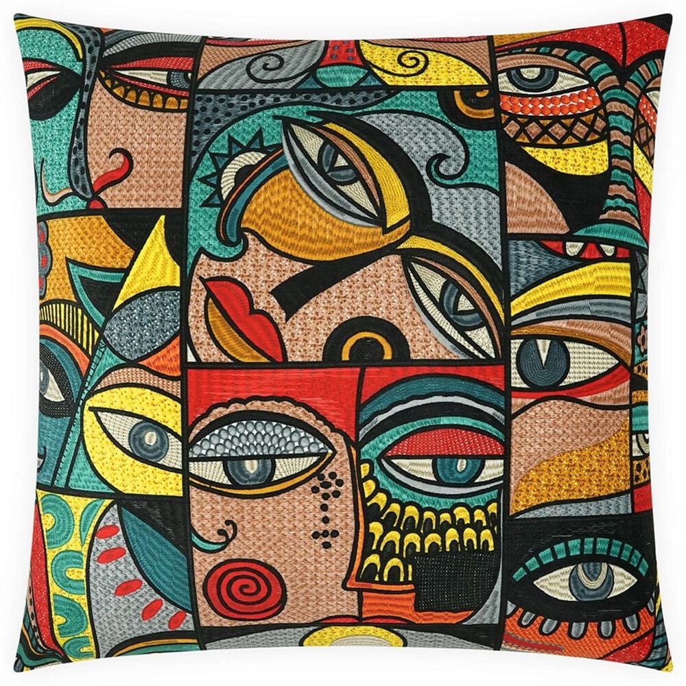 D.V.Kap Inc Pablo 24" Square Throw Pillow in Multicolor, , large
