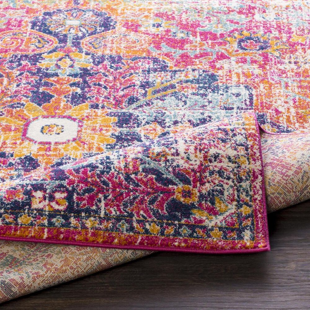Surya Harput HAP-1062 7&#39;10&quot; x 10&#39;3&quot; White, Saffron and Teal Area Rug, , large