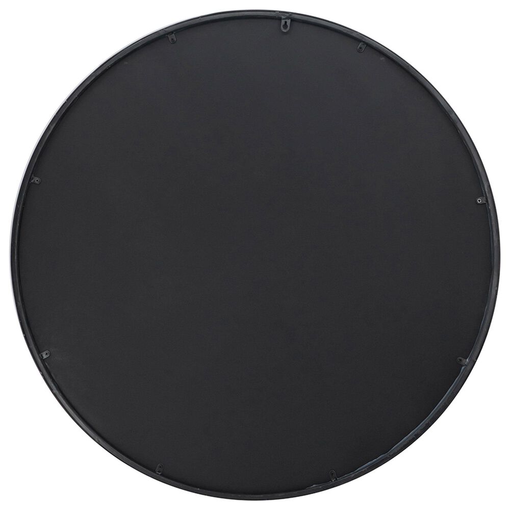A&amp;B Home Antique Glass Wall Mirror in Black, , large